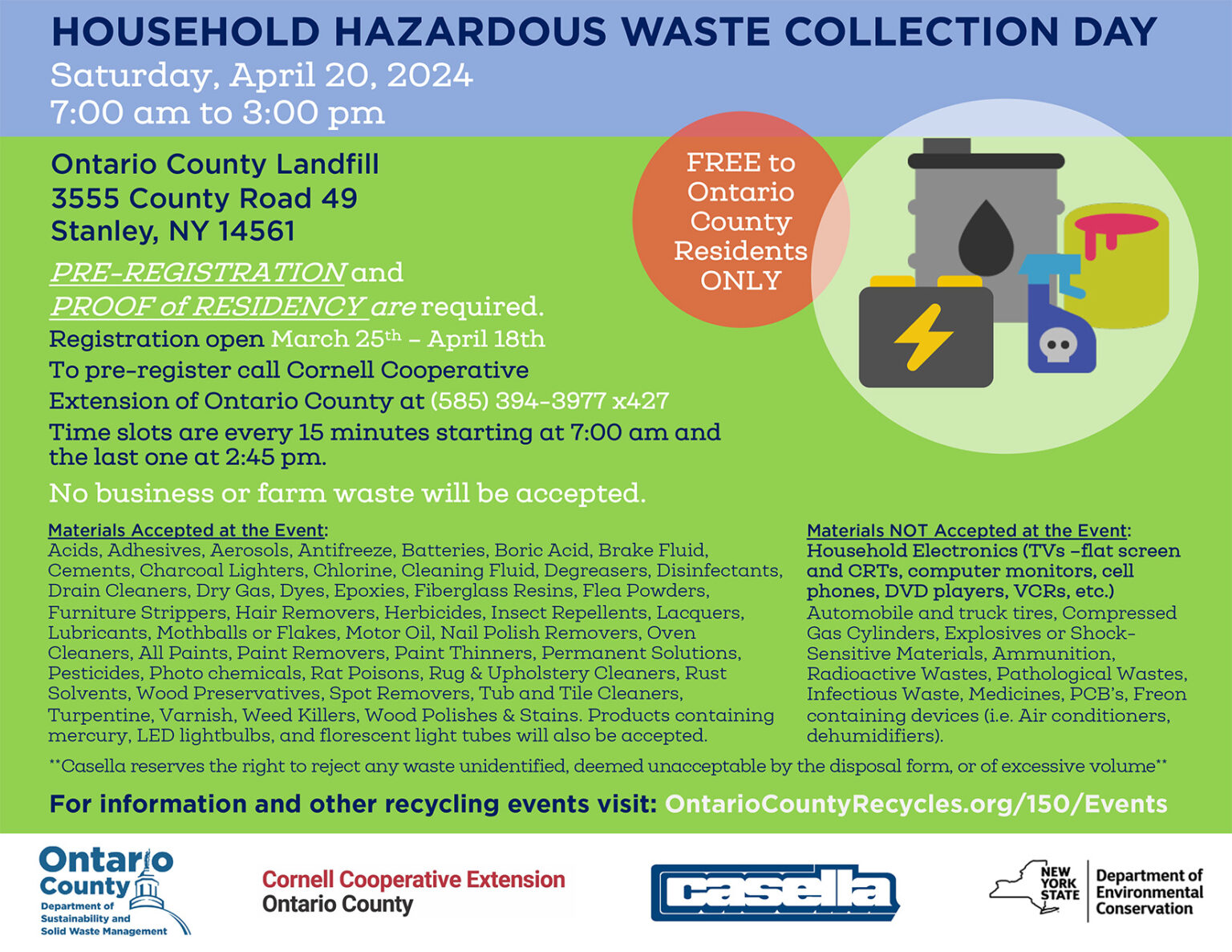 Household Hazardous Waste Collection Day